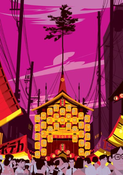 京都慕情シリーズ 7月宵山の南観音